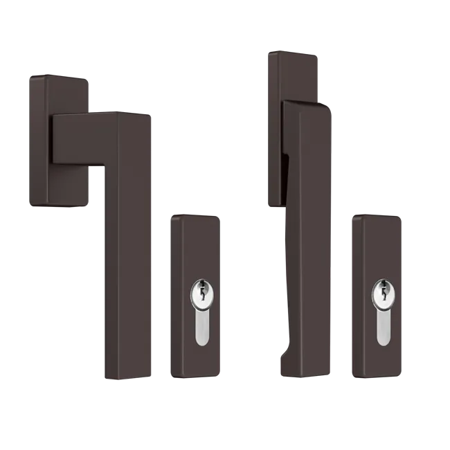 1033 - Manilla para balconera - RAL8019