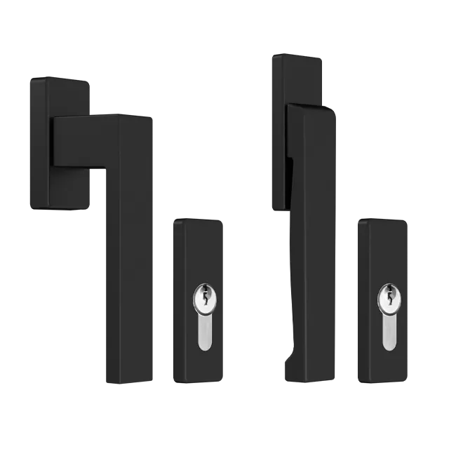 1033 - Manilla para balconera - RAL9005